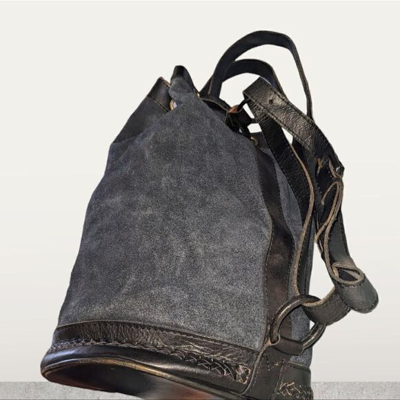 Elliott Luca vintage suede bucket bag - Picture 5 of 7
